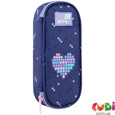 Пенал Kite 599 Type Love (K26-599-7), Синій