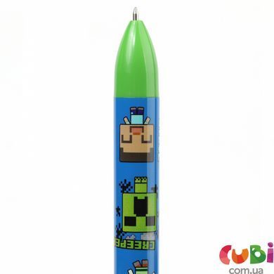Ручка шариковая Yes "Minecraft" 0,7 мм автоматическая, 6 цветов (412244)