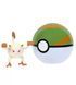 Игровой набор POKEMON W14 - МАНКИ В ПОКЕБОЛЕ (игровая фигурка, покебол), комбинированый