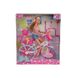 Ляльковий набір Steffi & Evi Love Штеффі з малюком на велосипеді (5739050)