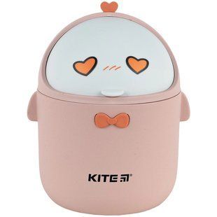 Настольный контейнер для мусора Kite, персиковый, K24-010-2