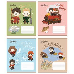 Тетрадь школьная Kite Harry Potter HP25-235, 12 листов, косая линия