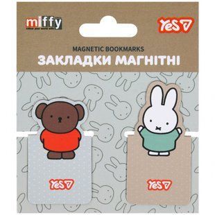 Закладки магнітні Yes "Miffy", висікання, 2 шт (708836)