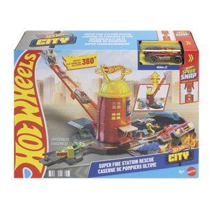 Ігровий набір Пожежно-рятувальна суперстанція Hot Wheels (JHL95)