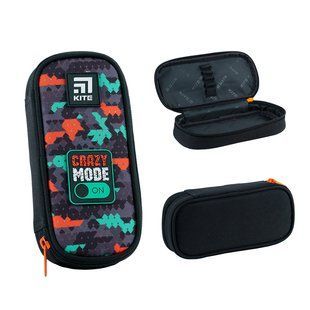 Пенал Kite 662 Crazy Mode, комбинированый