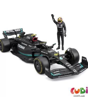 Автомодель з фігуркою - MERCEDES-AMG F1 W14 E PERFORMANCE (1:24)