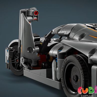 Конструктор дитячий Lego Koenigsegg Jesko Absolut — сірий гіперкар (42173)