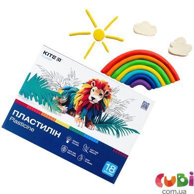 Пластилін, 18 кольорів, 360 г. Kite Classic (K-085)