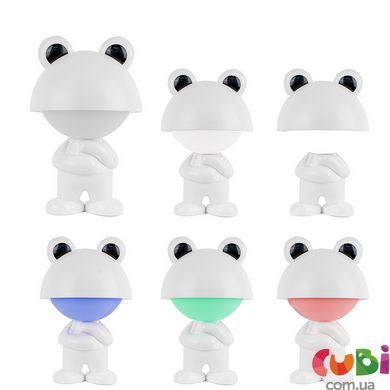 Світильник-нічник LED з акумулятором Kite Dreamy Froggy K25-315-3-1, білий