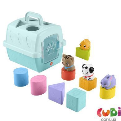 Ігровий набір Сортувальник-переноска з тваринами Fisher-Price (HTW93)