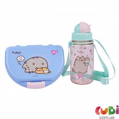 Набір контейнер і пляшка Yes "Pusheen", 2 предмети (450145)