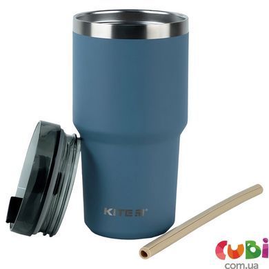 Термокружка 600 мл серая K24-1206-3
