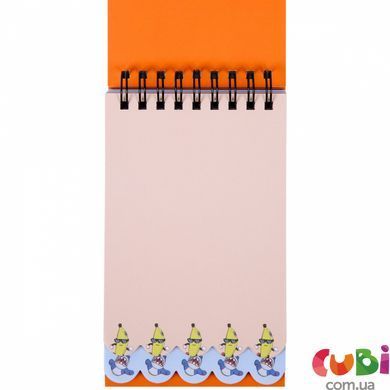 Блокнот Yes 85x142/60 подв. спираль "Stumble Guys Green" с 2 фигурными ярусами (152235)