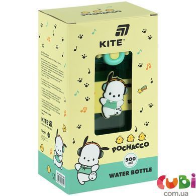 Пляшечка для води Kite Pochacco (PC26-1203), 500 мл, Зелений