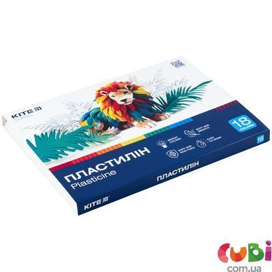 Пластилін, 18 кольорів, 360 г. Kite Classic (K-085)
