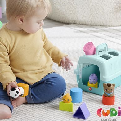 Ігровий набір Сортувальник-переноска з тваринами Fisher-Price (HTW93)
