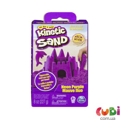 Песок для детского творчества KINETIC SAND NEON (фиолетовый, 227г)