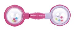 Погремушка "Штанга" - розовая (2/606_pin)