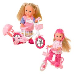 Кукла Steffi & Evi Love Эви на велосипеде 2 вида (5731715)