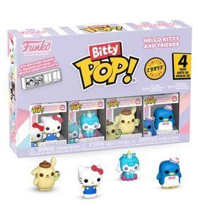 Набір ігрових фігурок BITTY POP! серії "Sanrio" - ХЕЛОУ КІТТІ (4 фігурки в ас.)