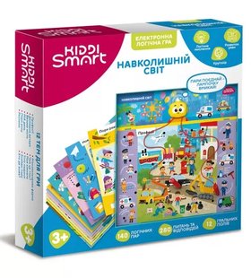 Электронная логическая игра KIDDI SMART - ВИКТОРИНА ОКРУЖАЮЩИЙ МИР