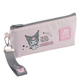 Пенал Kite Kuromi HK25-680-2 для девочек, черный с рисунком, комбинированый