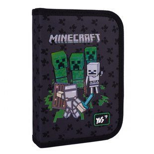 Пенал жесткий YES одинарный с клапаном HP-03 Minecraft Team (533622)