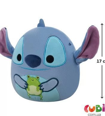 Мягкая игрушка SQUISHMALLOWS серии "Disney" &ndash; СТИЧ С ЛЯГУШКОЙ (17 см)