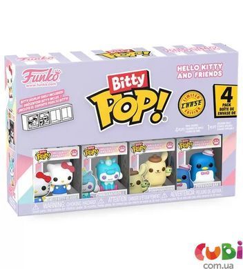 Набір ігрових фігурок BITTY POP! серії "Sanrio" - ХЕЛОУ КІТТІ (4 фігурки в ас.)