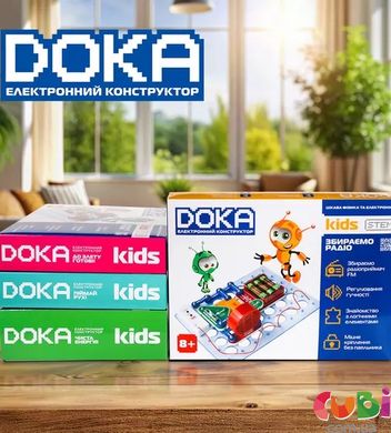 Конструктор электронный DOKA "СОБИРАЕМ РАДИО"