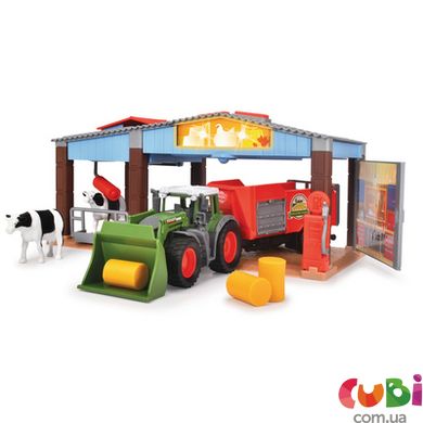 Игровой набор Ферма с трактором Фендт со звуковыми и световыми эффектами, 2 фигурки, 3+, 373 5003