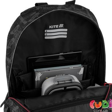 Школьный рюкзак Kite Education Hot Wheels Скейт HW25-585M, комбинированый