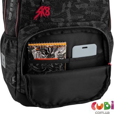 Школьный рюкзак Kite Education Hot Wheels Скейт HW25-585M, комбинированый