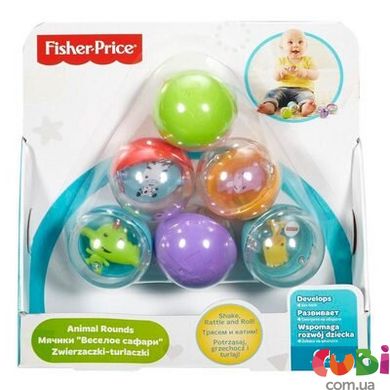 Кульки-брязкальця Веселі тваринки Fisher-Price DGT92