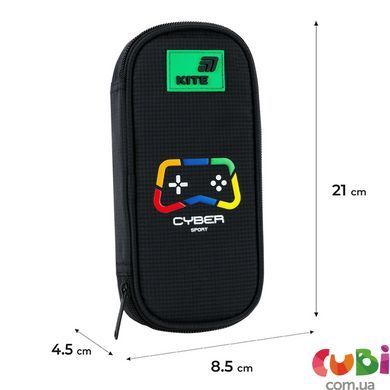 Пенал Kite 662 Cyber ​​(K26-662-6), Чорний