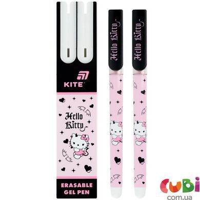 Ручка гелева "пиши-стирай" Kite Hello Kitty (HK26-069), синя, 2 шт. у пеналі