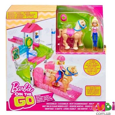 Ігровий набір Barbie On the GO Веселі гонки (FHV66)