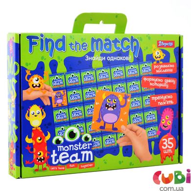 Набір для творчості "Find the match" "Monster team" (953021)