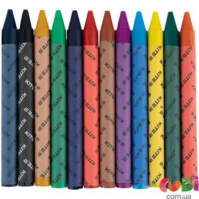 Крейда воскова, 12 кольорів Kite Classic (K-070)