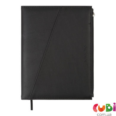 Дневник датированной 2022 CHESTER, A5, черный, искусственная кожа поролон (BM.2122-01)