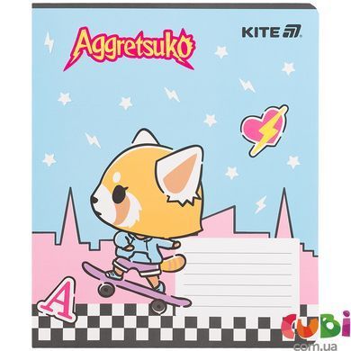 Зошит шкільний Kite Aggretsuko AR25-236, 18 аркушів, клітинка