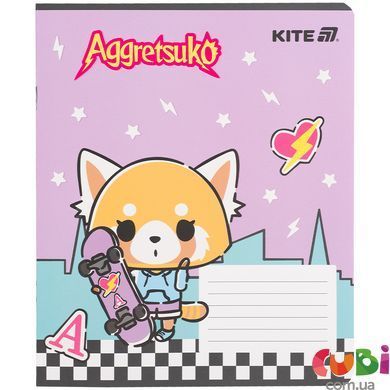 Зошит шкільний Kite Aggretsuko AR25-236, 18 аркушів, клітинка