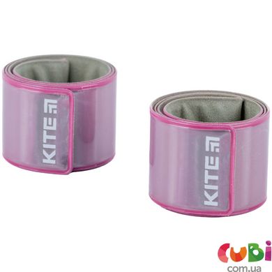 Набор браслетов светоотражающих, лиловые, K23-108-4.