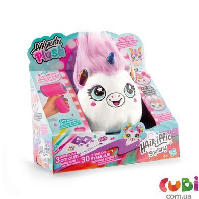 Набір DIY AIRBRUSH PLUSH - Hair'iffic "Зроби зачіску - Принцеса" з іграшковим аерографом