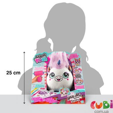 Набір DIY AIRBRUSH PLUSH - Hair'iffic "Зроби зачіску - Принцеса" з іграшковим аерографом