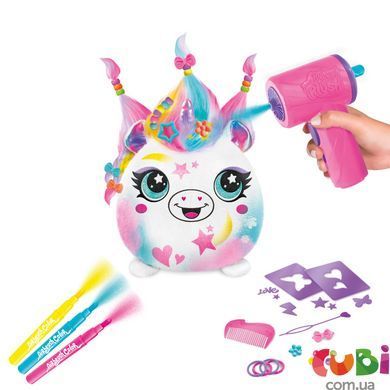 Набір DIY AIRBRUSH PLUSH - Hair'iffic "Зроби зачіску - Принцеса" з іграшковим аерографом