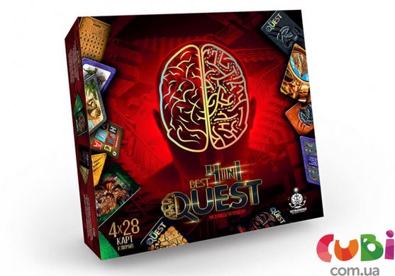 Карточная квест-игра DANKO TOYS BEST QUEST 4 в 1 (BQ-02-01U)