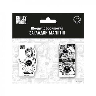 Закладки магнітні Yes "Smiley World", 2шт (708872)