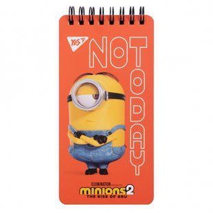 Блокнот 80х160 мм, 60 арк., подв. cпіраль Minions (151769)