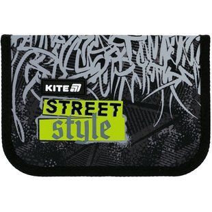 Пенал Kite Street Style K25-621-6 без наполнения, 1 отделение, 1 отворот, комбинированый